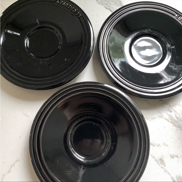 Le Creuset Kitchen Le Creuset Espresso Cups And Saucer Set Of 3